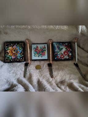 🌸💎🌸Mother’s Day Handmade Diamond Painting Memo Pad & Pen Gift Set 🌸💎🌸